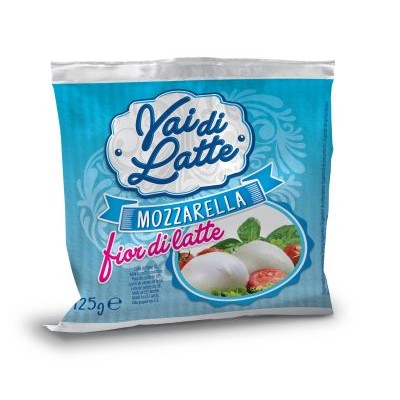 Sūris Mozzarella 45%, VALCOLATTE, 240 g / 125 g